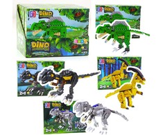 Lean Toys Konstruktorius Dinozauras ir Robotas 2-in-1, 153–179 dalių