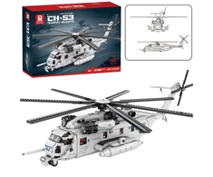 Lean Toys KONSTRUKCINIS RINKINYS – CH-53 TRANSPORTINIS SRAIGTASPARNIS 2192 dalys