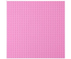 Lean Toys Konstravimo plokštė 40x40 cm, rožinė