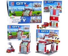 Lean Toys Gaisrinės konstruktorius 203-210 vnt.