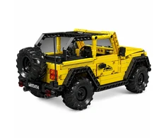 Lean Toys Statybinės kaladėlės Geltonos 746 vnt.