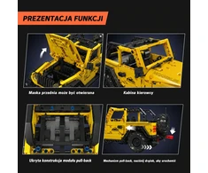 Lean Toys Statybinės kaladėlės Geltonos 746 vnt.