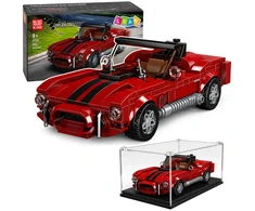 Lean Toys Statybinės kaladėlės raudonos 391 vnt.