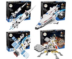 Lean Toys Konstruktorius Marso zondas ir kosminis robotas 2in1, 146 detalės