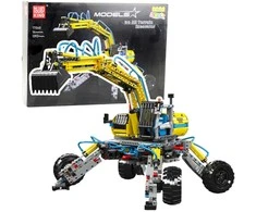 Lean Toys Konstruktorius Mudking 17060 visureigis ekskavatorius, 1392 detalės