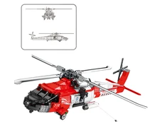 Lean Toys KONSTRUKCINIS RINKINYS HH-60J JAYHAWK GELBĖJIMO SRAIGTASPARNIS 1137 DETALIŲ