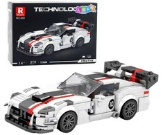 Lean Toys Konstravimo rinkinys VIPER lenktyninis automobilis 379 detalių