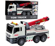 Lean Toys Kranas su reguliuojama strėle, šviesomis ir garsais