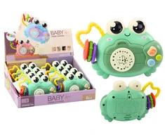 Lean Toys Žalias Krabas Barškutis