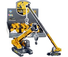 Lean Toys Vikšrinis kranas su ištraukiamu strėliu ir besisukančia kabina