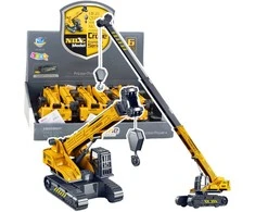Lean Toys Vikšrinis kranas su ištraukiamu strėliu ir besisukančia kabina