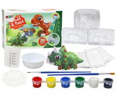 Lean Toys 3D dinozaurų kūrybinis rinkinys vaikams
