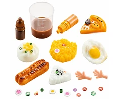 Lean Toys Kūrybinis „Squishy“ rinkinys pusryčių formoms