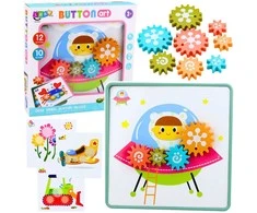 Lean Toys Dėlionė su krumpliaračiais 25 vnt.