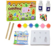 Lean Toys Žaislų rinkinys Capybara geliniams figūrėliams kurti, 18 vnt.