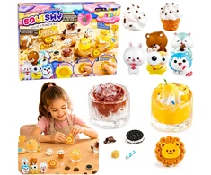 Lean Toys Creative Plastic Kit for Creating Squishy, ​​Decorative Sweets, and Drinks DIY