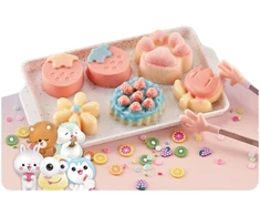 Lean Toys Kūrybinis „Squishy“ rinkinys desertams ir gėlėms