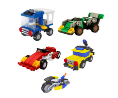Lean Toys Miesto transporto priemonės 2in1