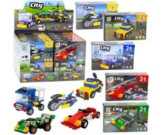 Lean Toys Miesto transporto priemonės 2in1