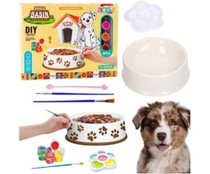 Lean Toys Šuns Dubenėlio Dažymo Rinkinys 6 dalys