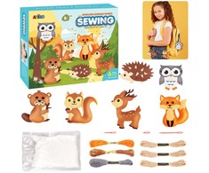 Lean Toys Kūrybinis siuvimo rinkinys 6vnt