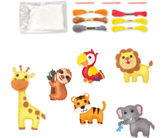 Lean Toys Kūrybinis siuvimo rinkinys 6vnt.