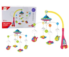 Lean Toys Vaikiška karuselė su projektoriumi ir 108 melodijomis