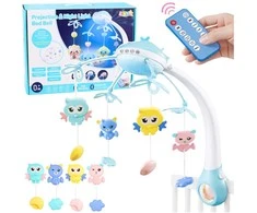 Lean Toys Lovytės karuselė rožinė