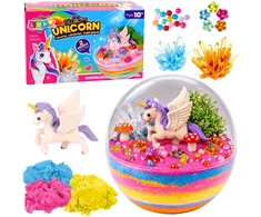 Lean Toys Kristalų auginimo rinkinys su terariumu ir apšvietimu