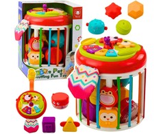 Lean Toys Interaktyvus edukacinis kubas spalvotas