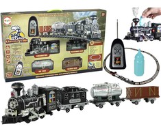 Lean Toys Traukinys su Garsu, Šviesomis ir Dūmais 206.5 cm x 153.5 cm
