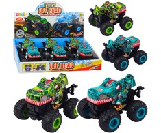 Lean Toys Žaislinis Dino visureigis šviesos garsai