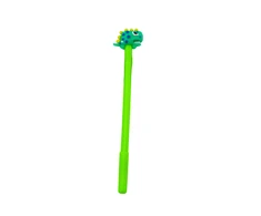 Lean Toys Rašiklis su dinozauru, 0.5 mm, violetinis, žalias, mėlynas arba geltonas, 18 cm