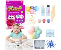 Lean Toys „Pasidaryk pats“ „Squishy“ rinkinys kačiuko letenėlėms, 28 vnt.