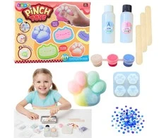 Lean Toys Squishy rinkinys Katės pėdutė 44 vnt.
