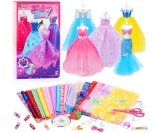 Lean Toys Drabužių kūrimo rinkinys lėlėms