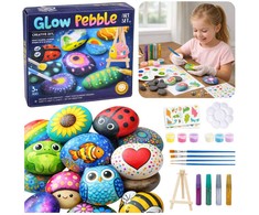Lean Toys Akmenų dažymo rinkinys 10 vnt.
