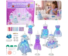 Lean Toys DIY Doll Dress Sewing Kit Little Fashion Designer 143 pcs.