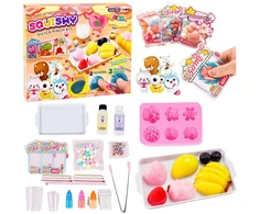 Lean Toys Kūrybinis vaisių formų squishy rinkinys
