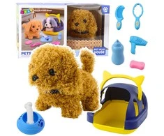 Lean Toys Interaktyvus žaislinis pudelis su dėklu ir priedais
