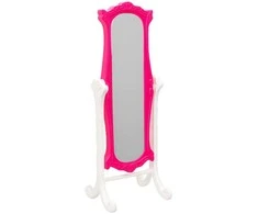 Lean Toys Lėlių baldų komplektas 29 cm lėlėms: spinta ir veidrodis