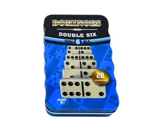 Lean Toys DOMINO KLASIKINIS EDUKACINIS LOGINIS ŽAIDIMAS 28 dalys