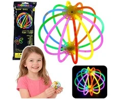 Lean Toys Dviguba švytinti apyrankė 20 cm