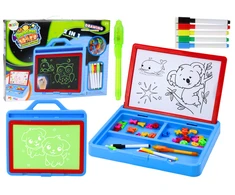 Lean Toys Magnetinė piešimo lenta su LED apšvietimu