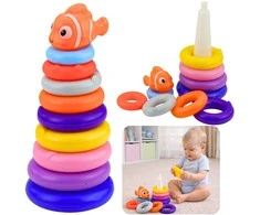 Dėlionė Lean Toys Piramidė 29 cm 10 vnt.
