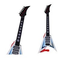 Lean Toys Vaikiška elektrinė gitara su šviesų efektais, 54 cm