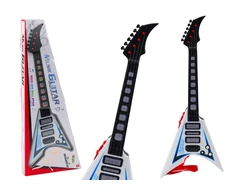 Lean Toys Vaikiška elektrinė gitara su šviesų efektais, 54 cm