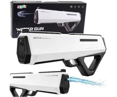 Lean Toys Elektrinis vandens šautuvas baltas