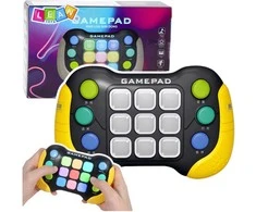 Lean Toys Žaidimų pultas Pop-It su LED ir 5 režimais