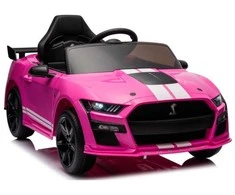 Lean Cars Lean Toys Elektromobilis vaikams Ford Mustang GT500 Shelby, Rožinės spalvos